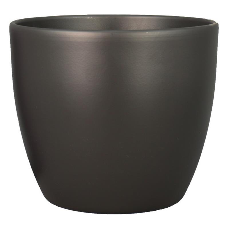 Pot Boule d28 h25cm antraciet mat es/24
