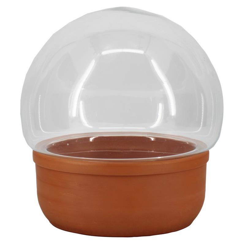 Bolglas met TC schaal d25 h23.5cm