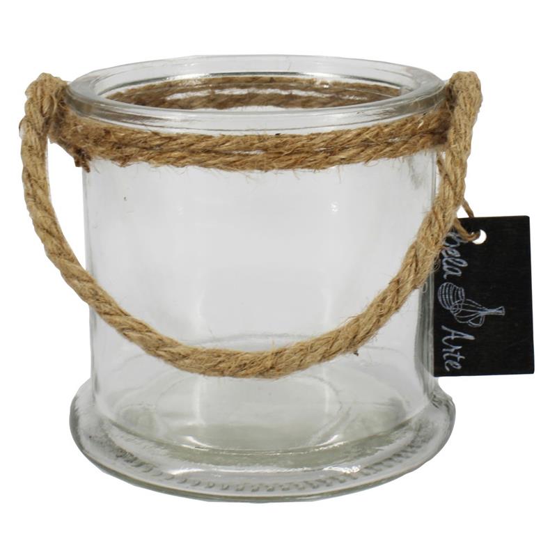 Cylinder w/rope d13 h12cm