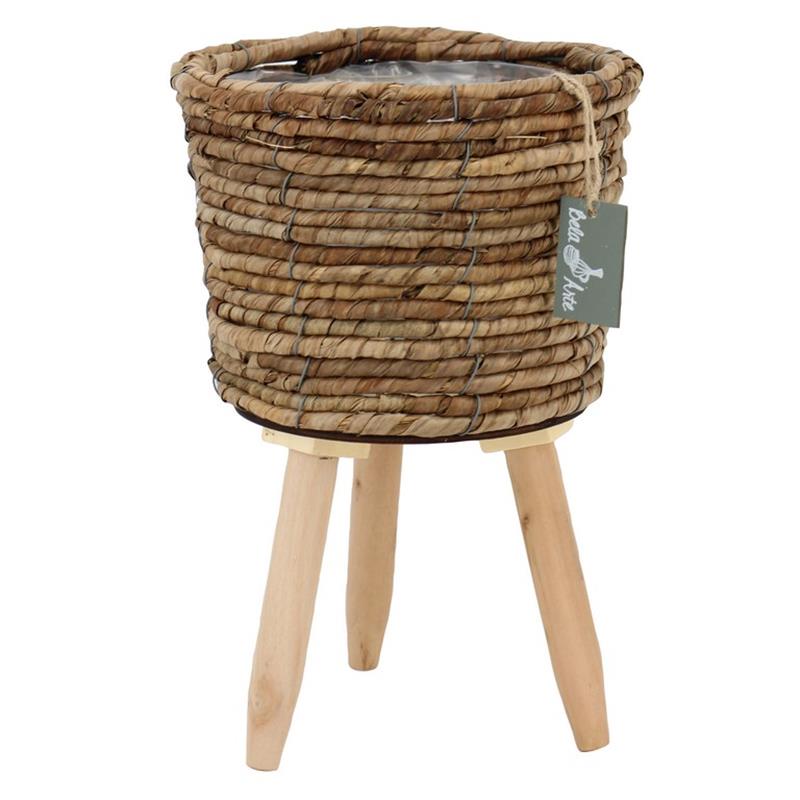 Korb banana + 3 beinen m/kunststoff liner D21.5 H34Zm