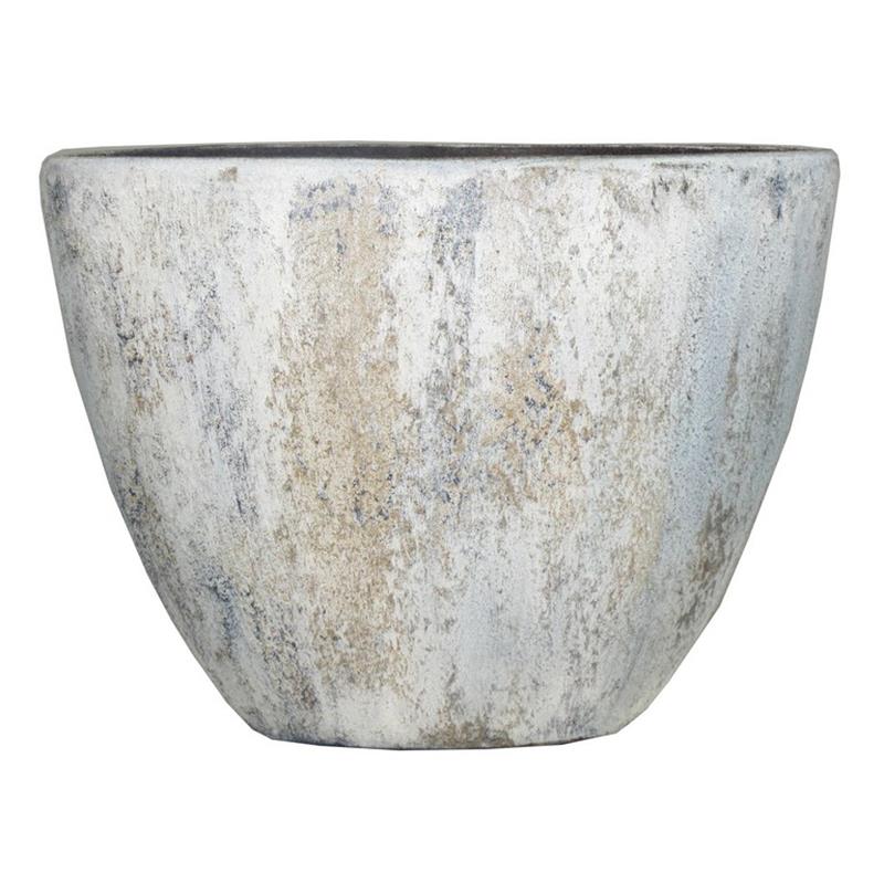 Pot Oceaan ovaal 31x13x20cm blauw