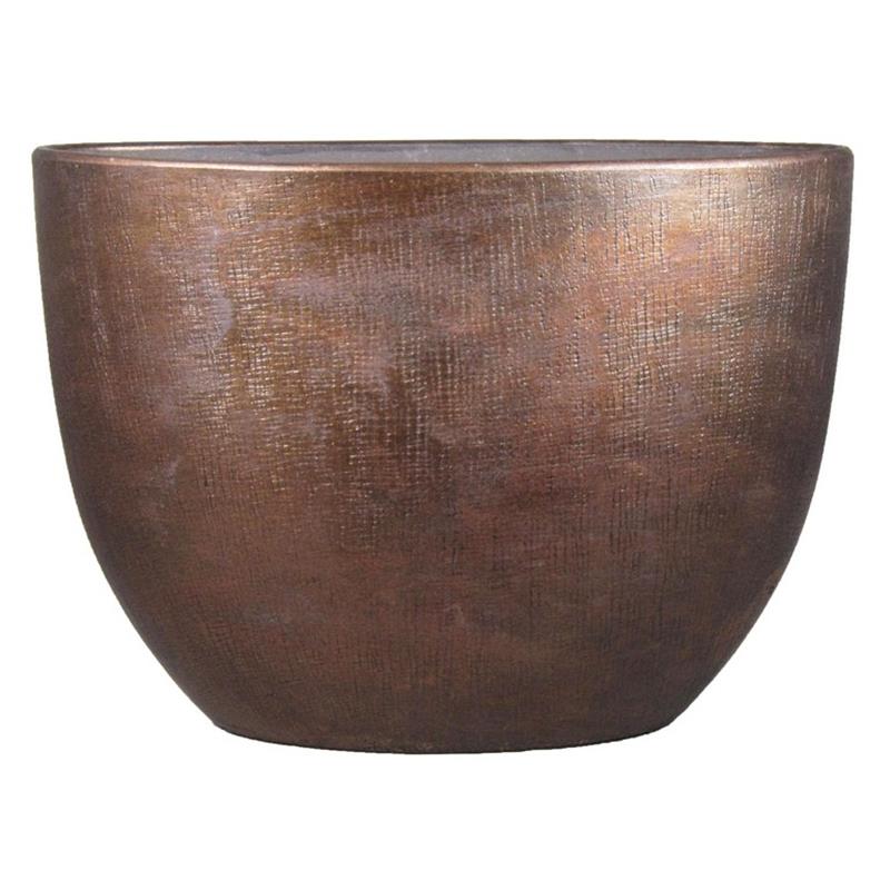 Pot Mira ovaal 50x20x36cm koper