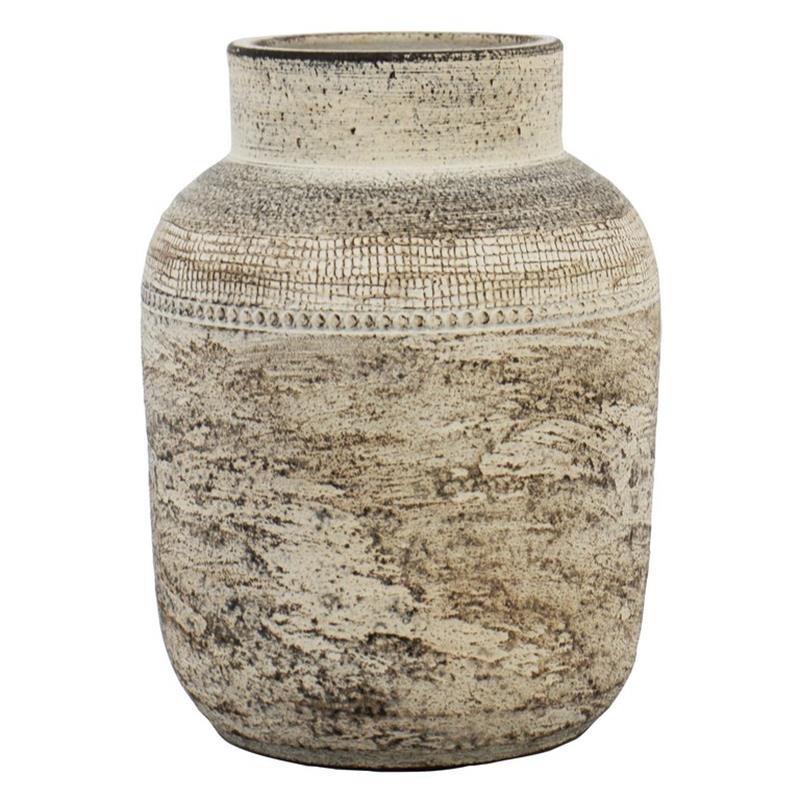 Sierfles Xander d11.5/19 h25cm rustiek bruin