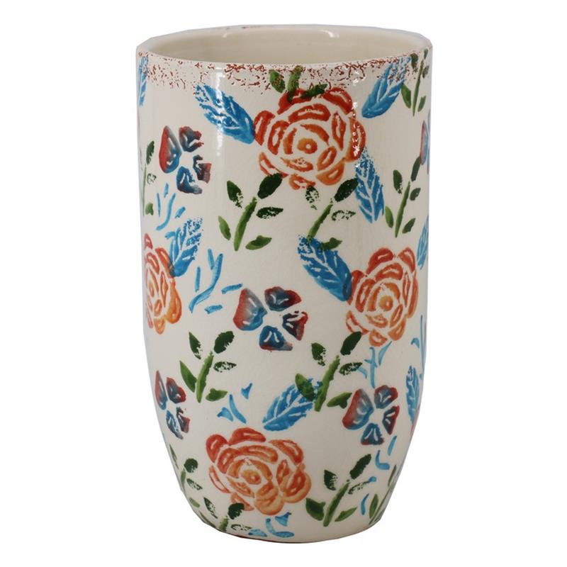 Vaas Rosa d20 h40cm wit