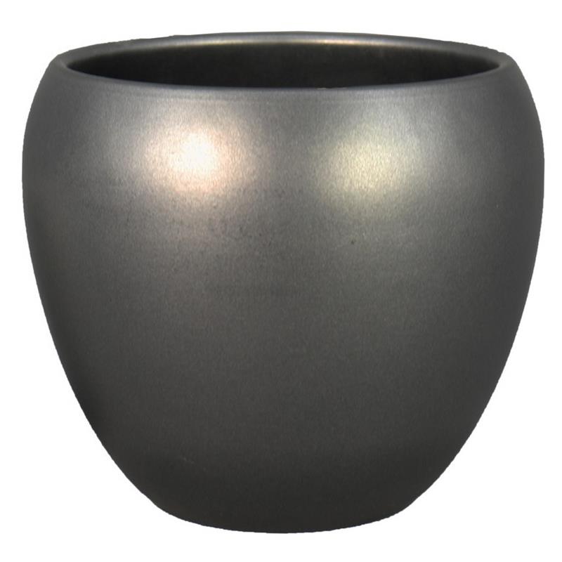 Pot Rian d17 h15cm antraciet mat