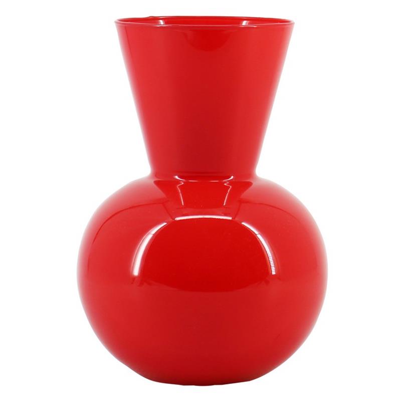 Florero Elly d11.5/16 a23cm rojo