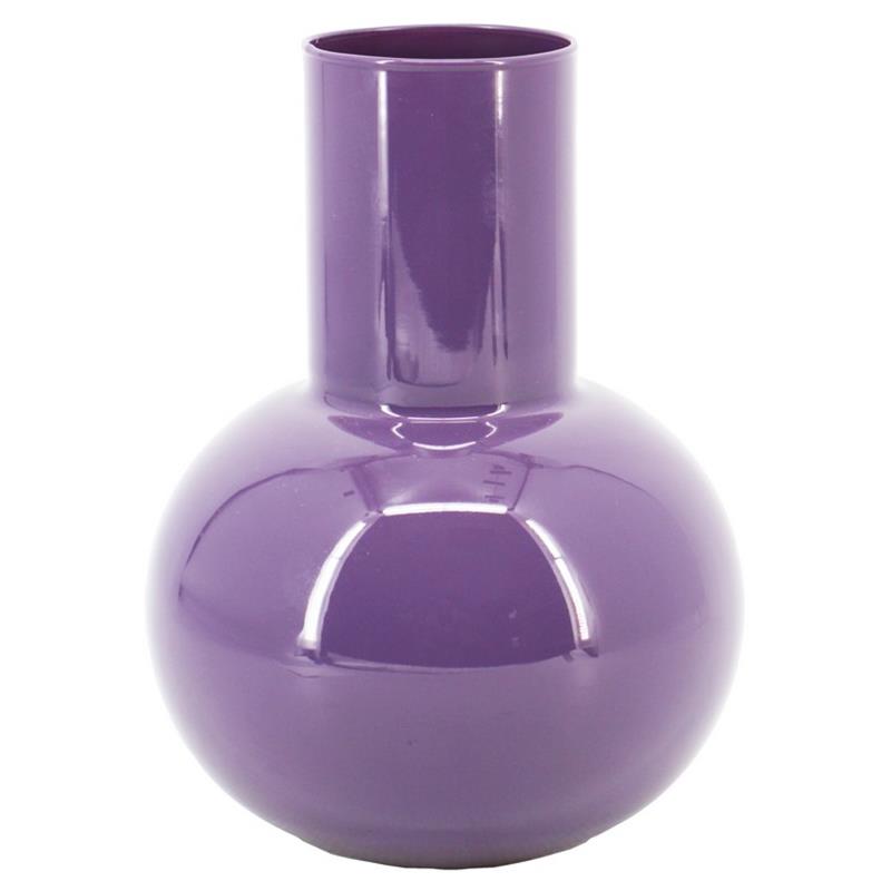 Glass Maureen d8/20 h24cm purple