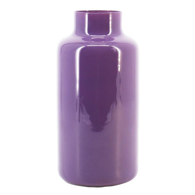 Vase Milan d8.5/15 h25cm purple