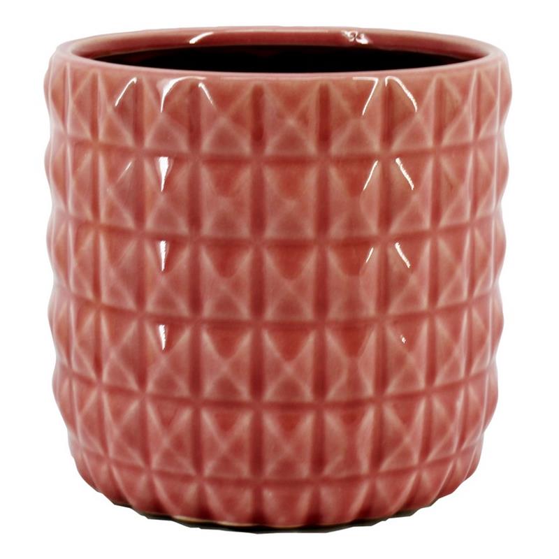 Pot Turijn d13.2 h12.5cm pink es/12