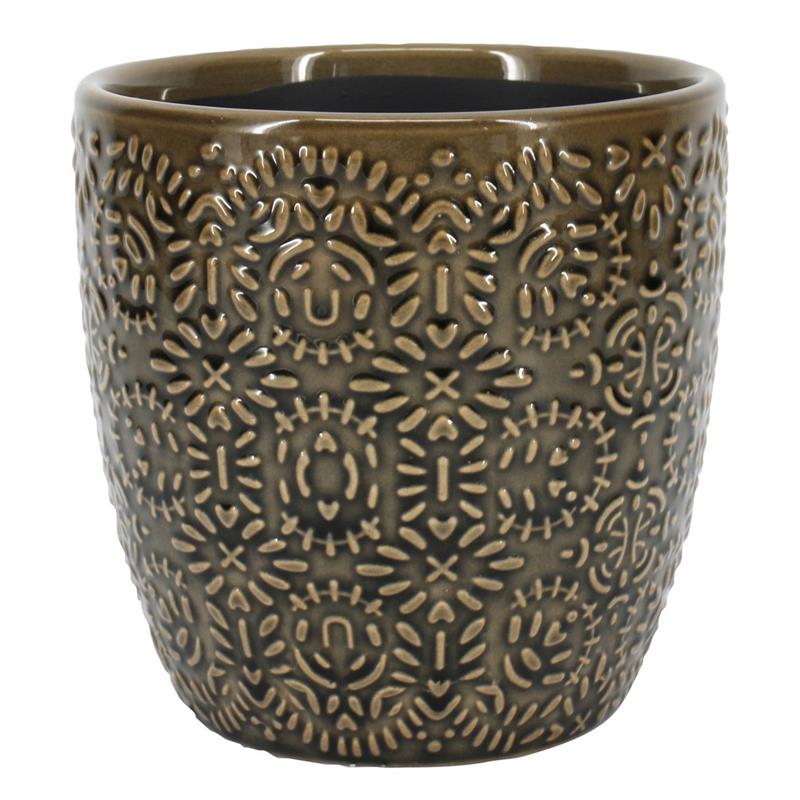 Pot Napels d11 h10cm bruin es/9