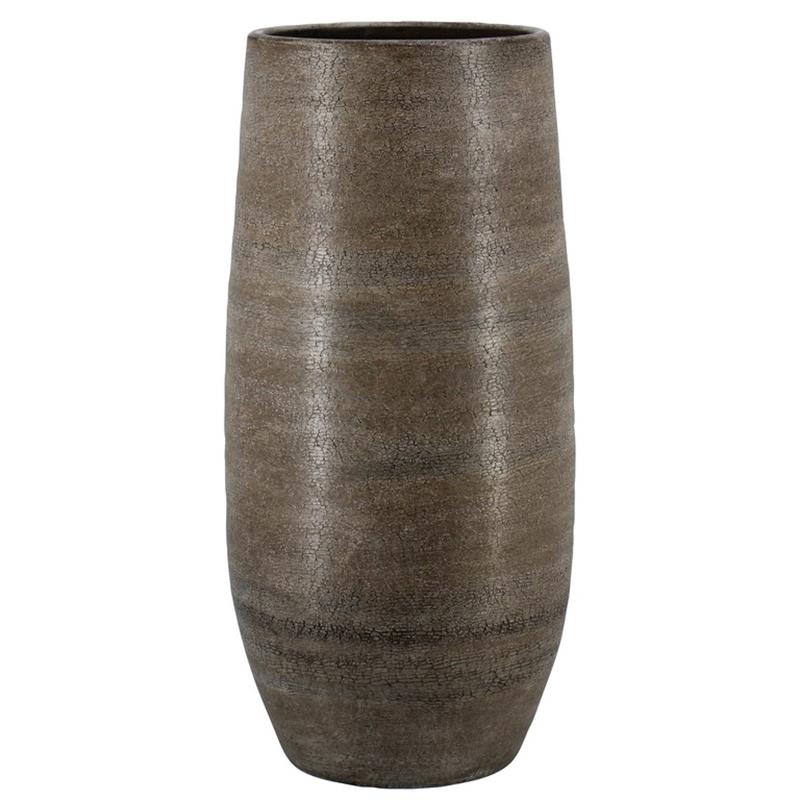 Vase Matira d37 h90cm blanc industriel