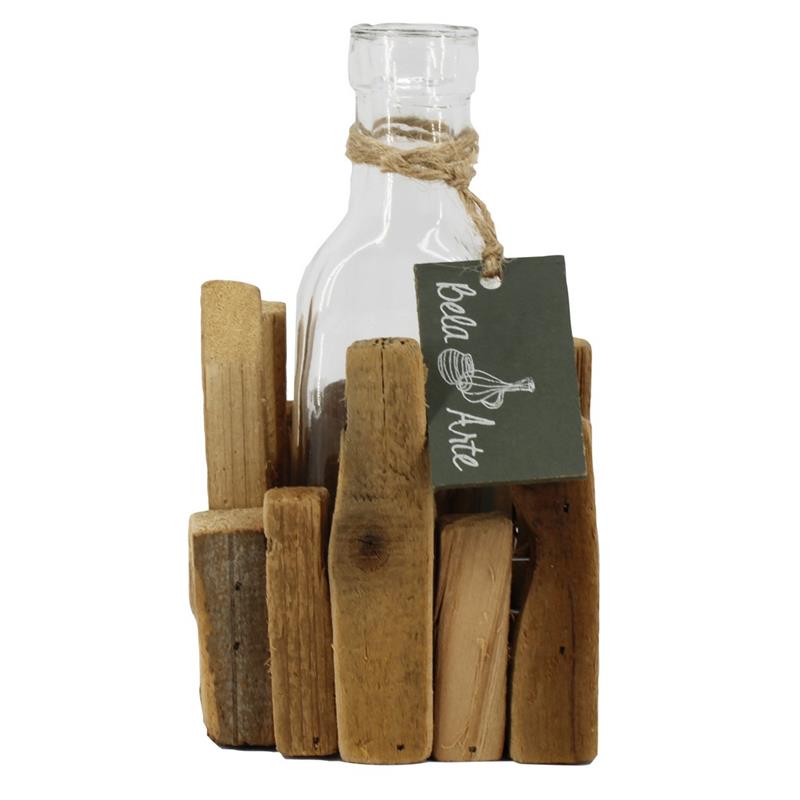 Decoratiebak Bretagne m/fles 9x9x15.5cm