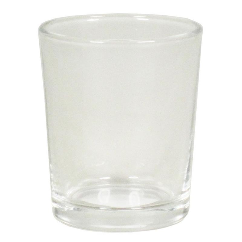 Photophore en verre d5.5 h6.5cm