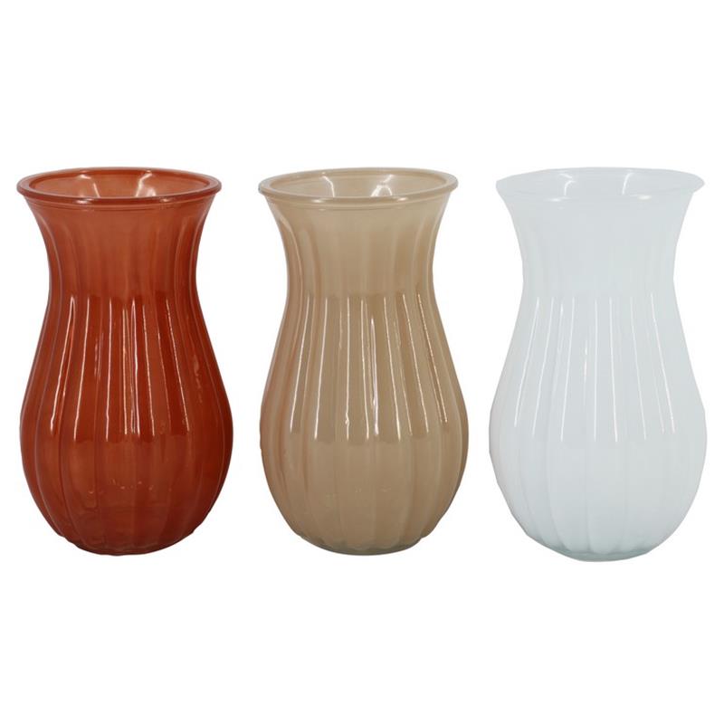 Vase Riga d12/13 h22cm 3ass Classic