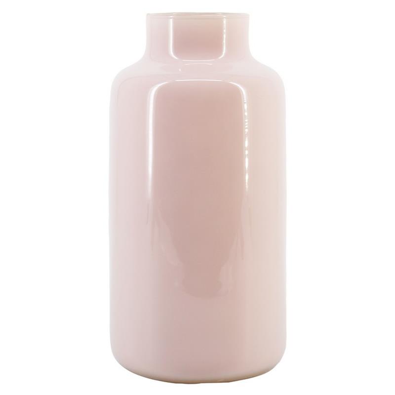 Florero Milan d8.5/15 a30cm rosa pastel