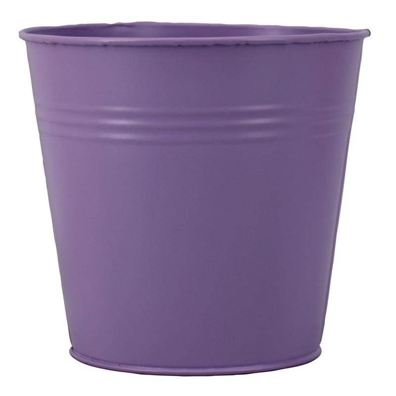 Pot Bordeaux zink d13 h12.5cm lavendel mat es/12