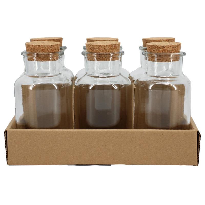 Medizinglas m/kork d5.8 h11.2cm