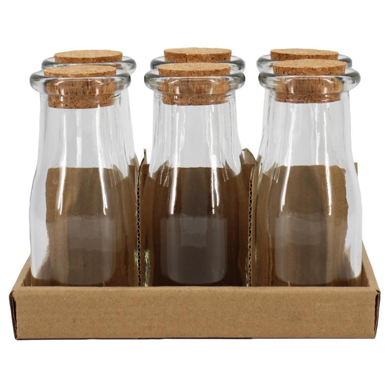 Flasche Bodo m/kork d5.8 h13.5cm