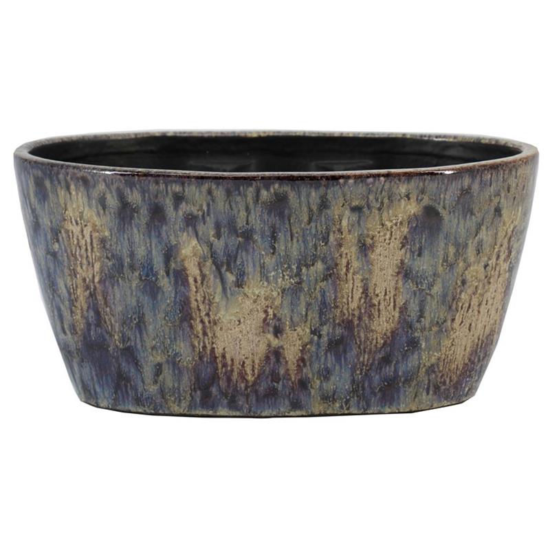 Pot Ortigo ovale 32x15x15cm violet 2x es/12