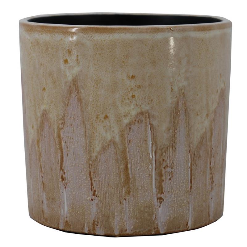 Pot Porches d14 h14cm jaune