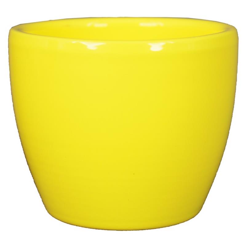 Pot Boule d7.5 h6cm citron jaune es/5.5-6