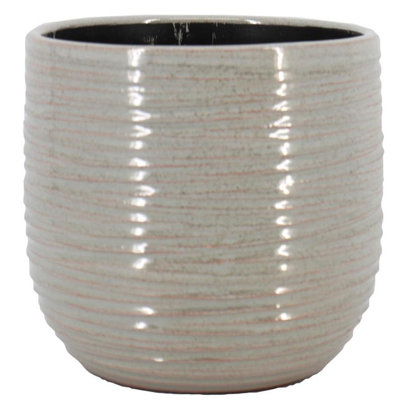 Macetero Pego d14 a12cm gris