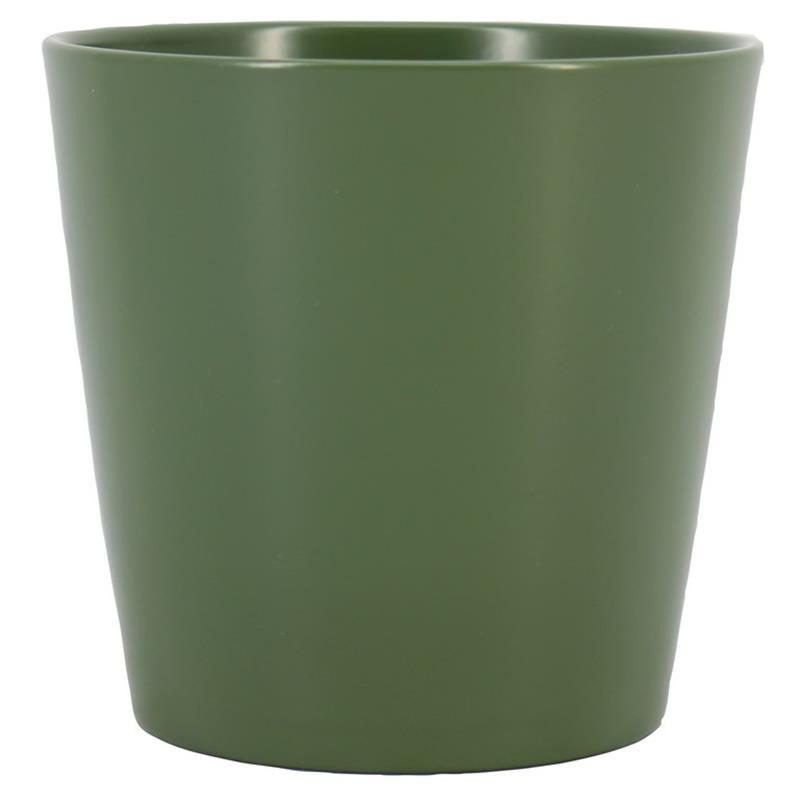 Pot Dallas d16 h15cm mosgroen mat es/15