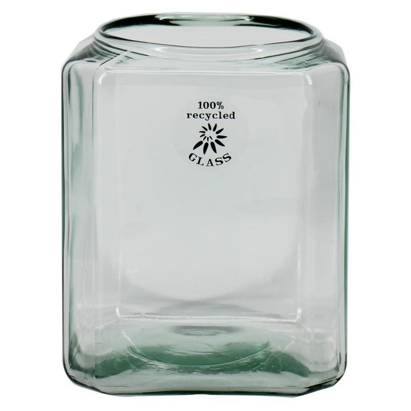 Florero Jelle cuadrado d13.5 a17cm