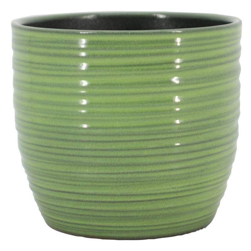 Pot Bergamo d13 h12cm green es/12