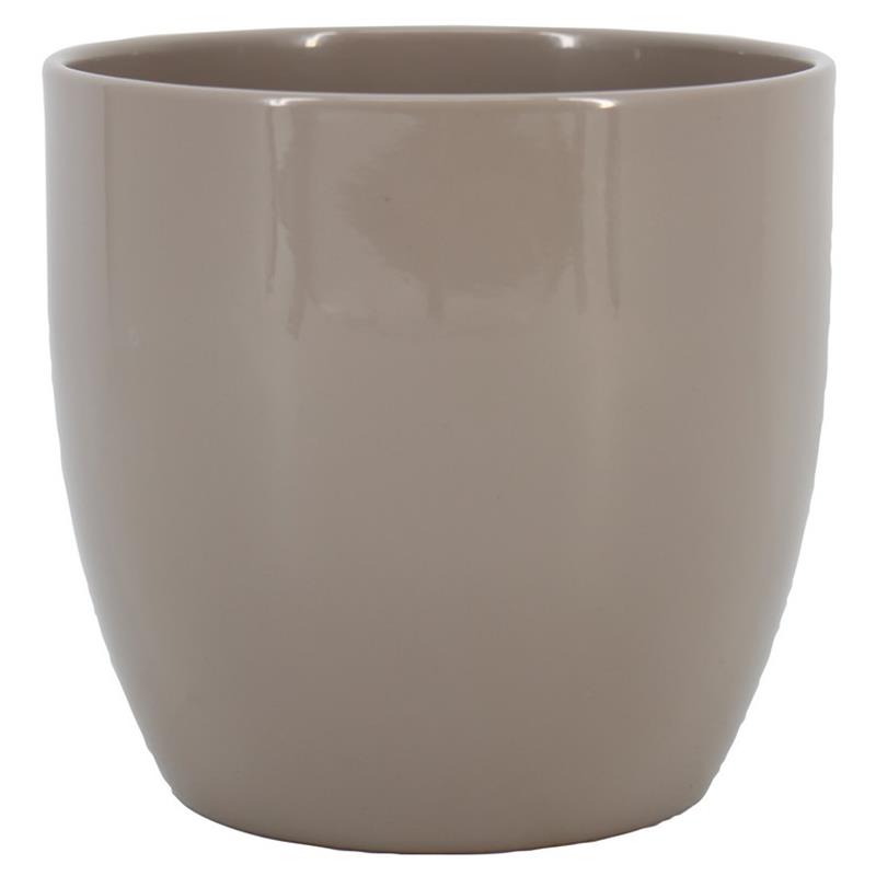 Macetero Basel d13 a12cm gris beige es/12