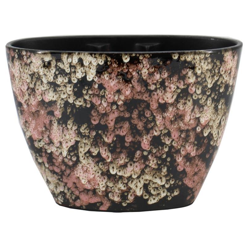 Pot Almada ovalo 32X15X22cm rosa 2x es/12