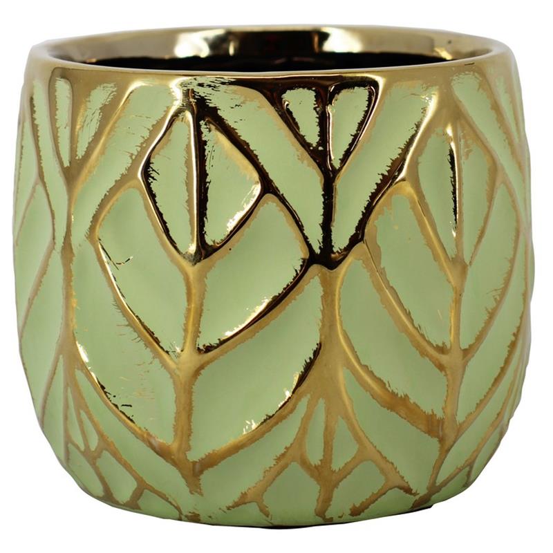 Topf Bologna D12.8/14 H12Zm grün.es/12