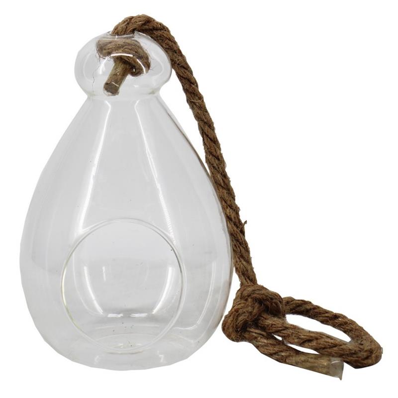 Glas Globe S D5.3/12 H18cm m/Seil