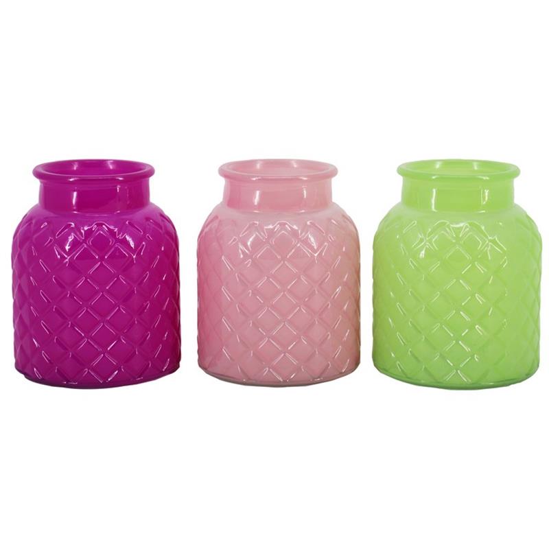 Florero Zagreb d9.5/13 a16cm 3ass Fantasy