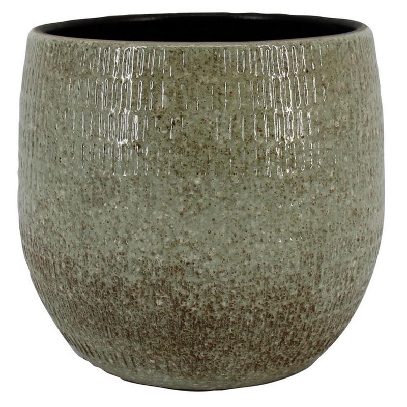 Pot Olivier d19 h17cm vert