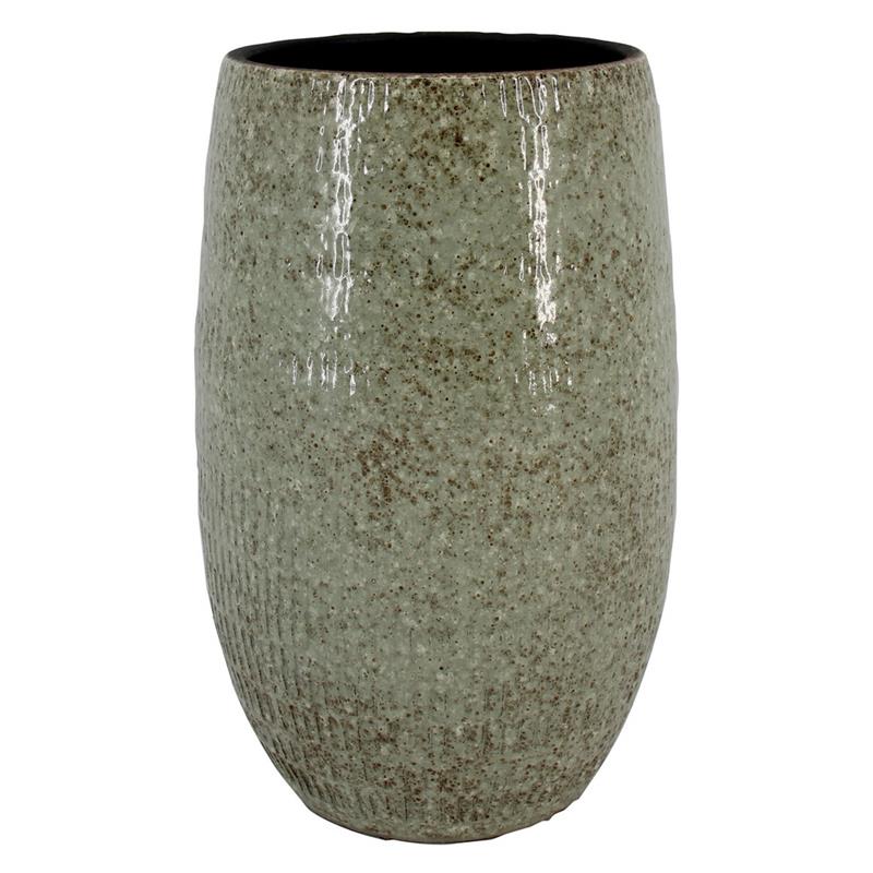 Vase Olivier d19 h30cm vert