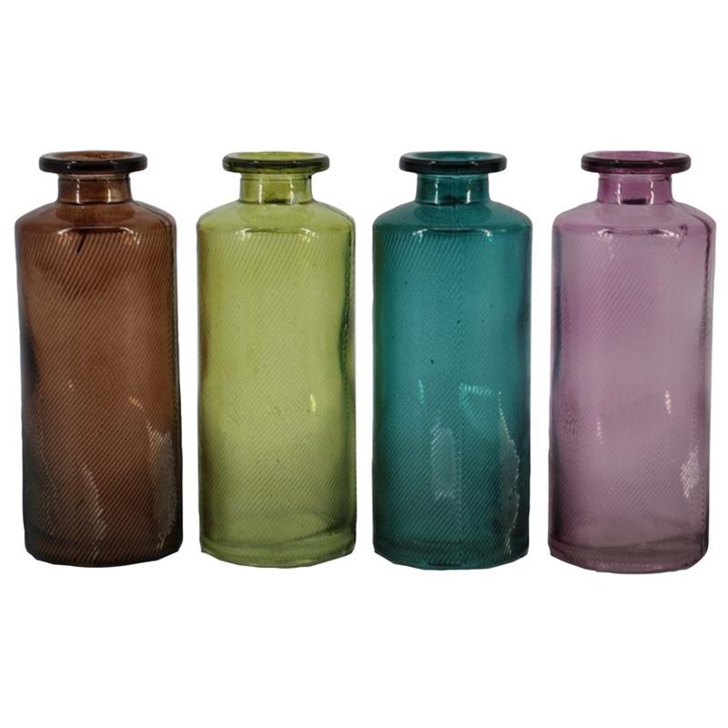 Bottle Curacao d5.3 h13.2cm 4ass