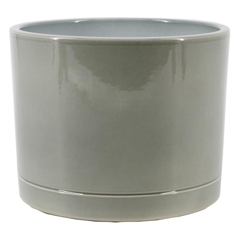 Pot Lynn d13.5 h12cm misty green es/12