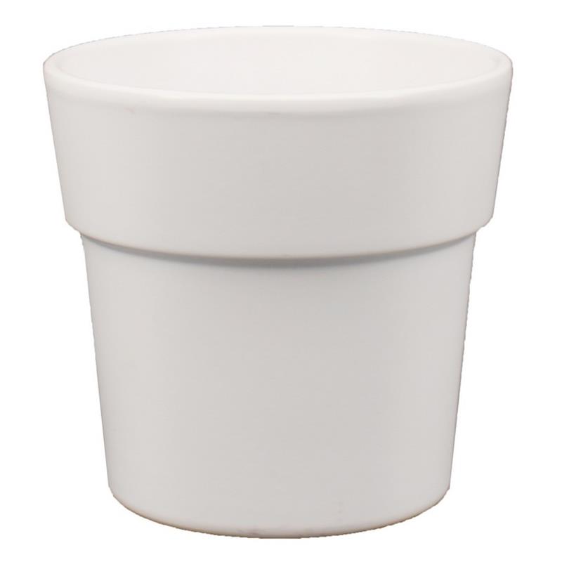 Pot Rim d13.5 h12.5cm wit mat es/12