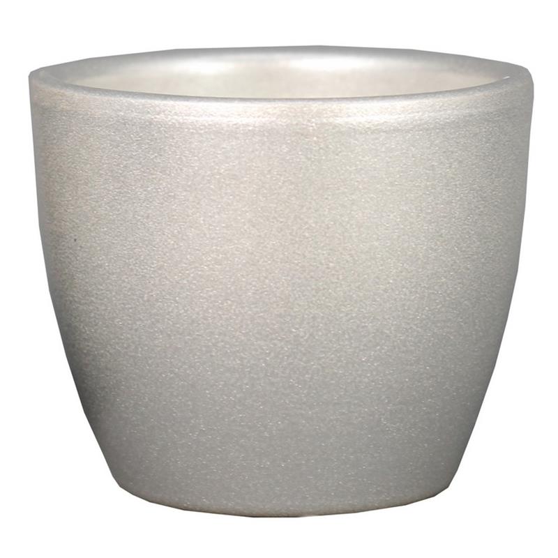 Macetero Boule d7.5 a6cm plata es/5.5-6