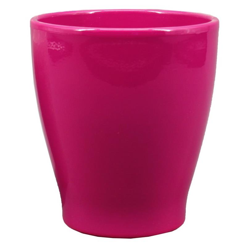 Vase Dirk d13.2 h15cm fuchsia es/12
