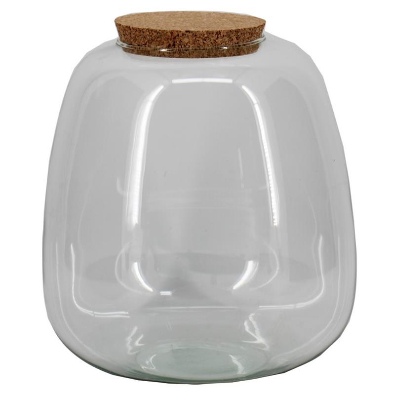 Glas Nana d10/19 h20cm m/kurk