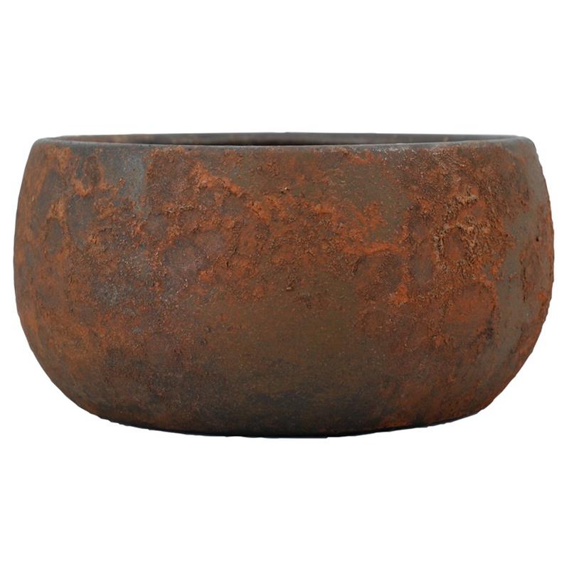 Coupe Sines d25/29 h14cm terre antique