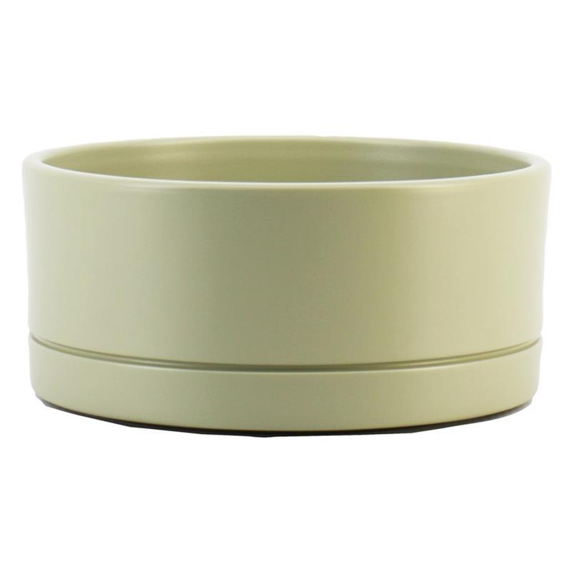 Schaal Lynn d18.5 h9cm kaki mat