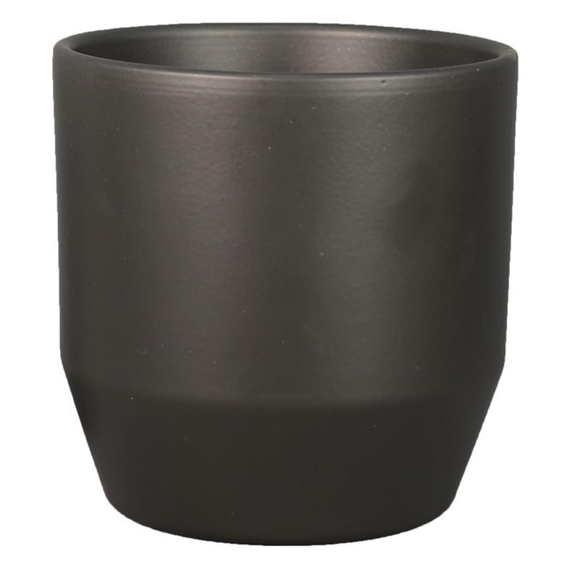 Macetero Joly d17.5 a16cm antracita mate es/15