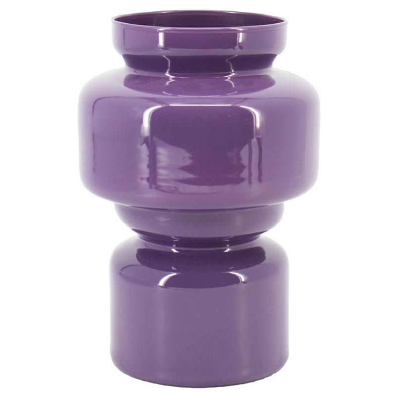 Glas Charlotte d12/17 h25cm paars