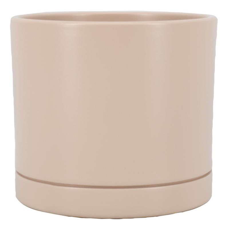 Pot Lynn d28 h26cm ivoire mat es/24