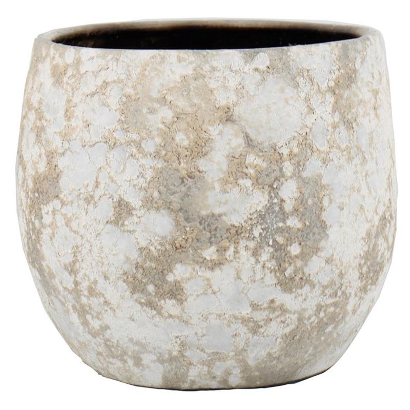 Pot sines d34/39 h35cm blanc antique