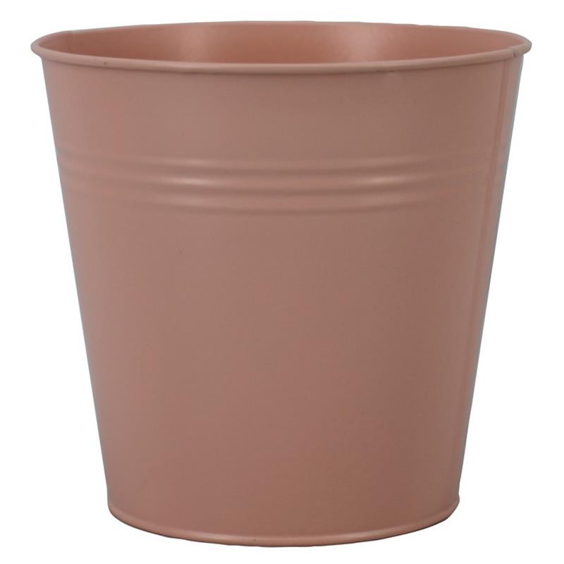 Bucket Bordeaux zinc d16 h15cm pink matte es/15