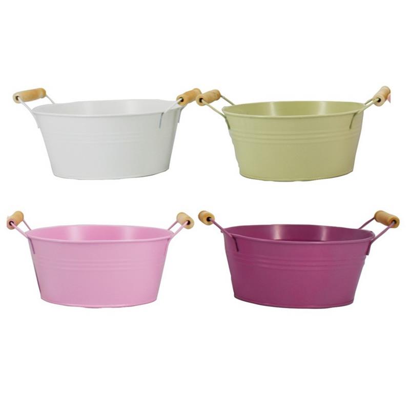 Bowl Badia d19 h8.5cm zinc  4ass